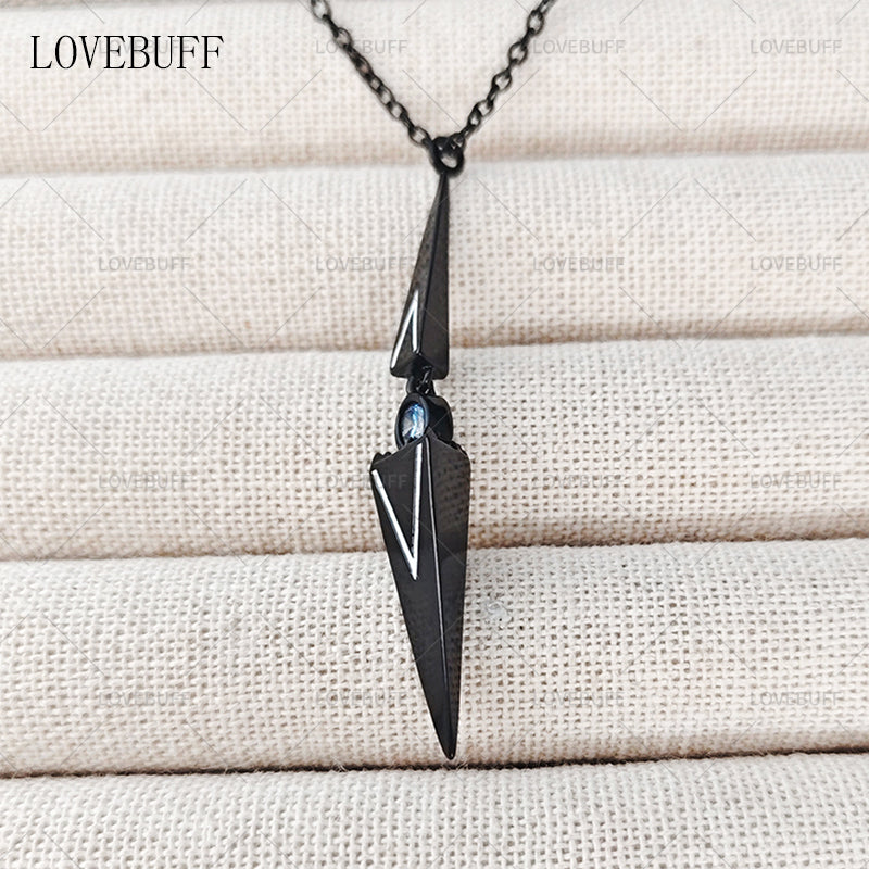 LOVEBUFF Path to Nowhere Shalom Schorl Inspired Necklace