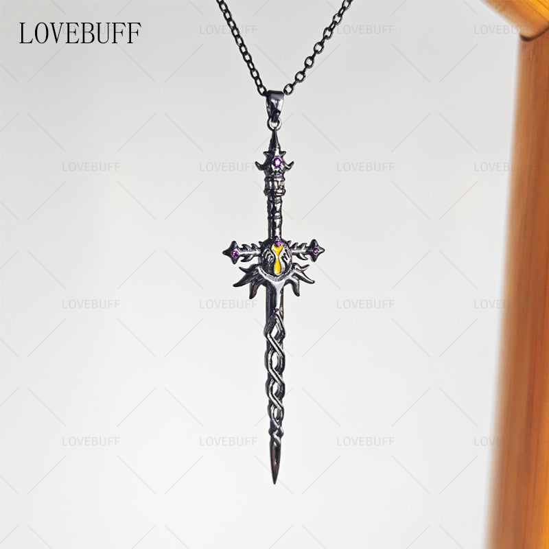 Identity V Cryptic Notes Dead Souls Sword Inspired Necklace