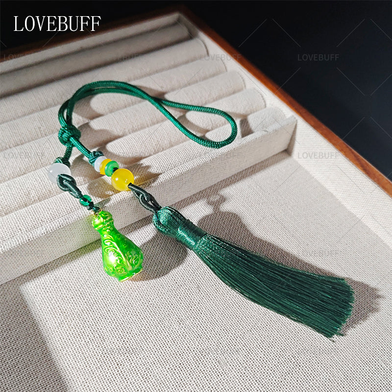 The Immortal Ascension Han Li Heaven Controlling Vial Inspired Tassel Decor Bag Charm (ships in 2 weeks)