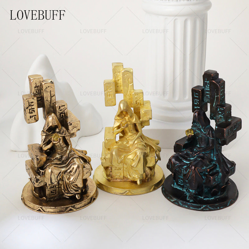 LOVEBUFF Genshin Impact Statues of the Seven Geo Archon Zhongli Figurine