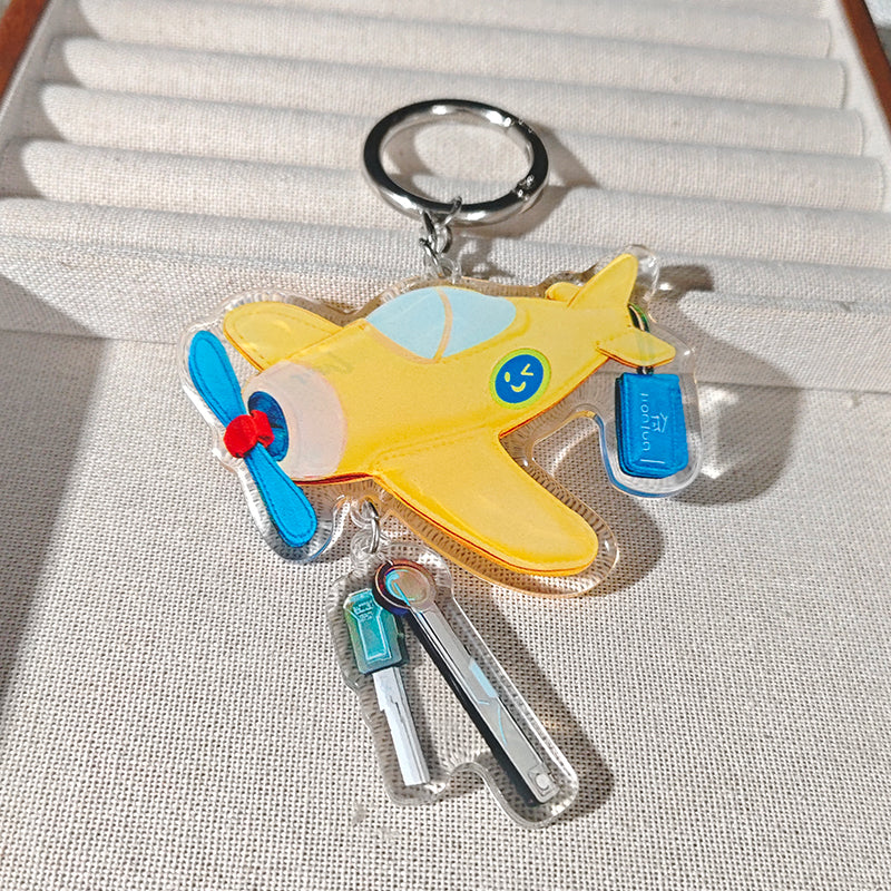 LOVEBUFF LAD Caleb Airplane Key Case Inspired Keychain Bag Charm (ships in 2 weeks)