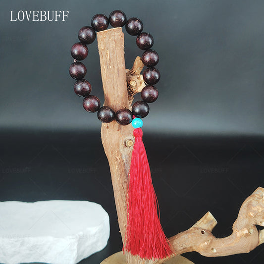 LOVEBUFF Honkai: Star Rail Jiaoqiu's Rosewood Beads 구슬 팔찌