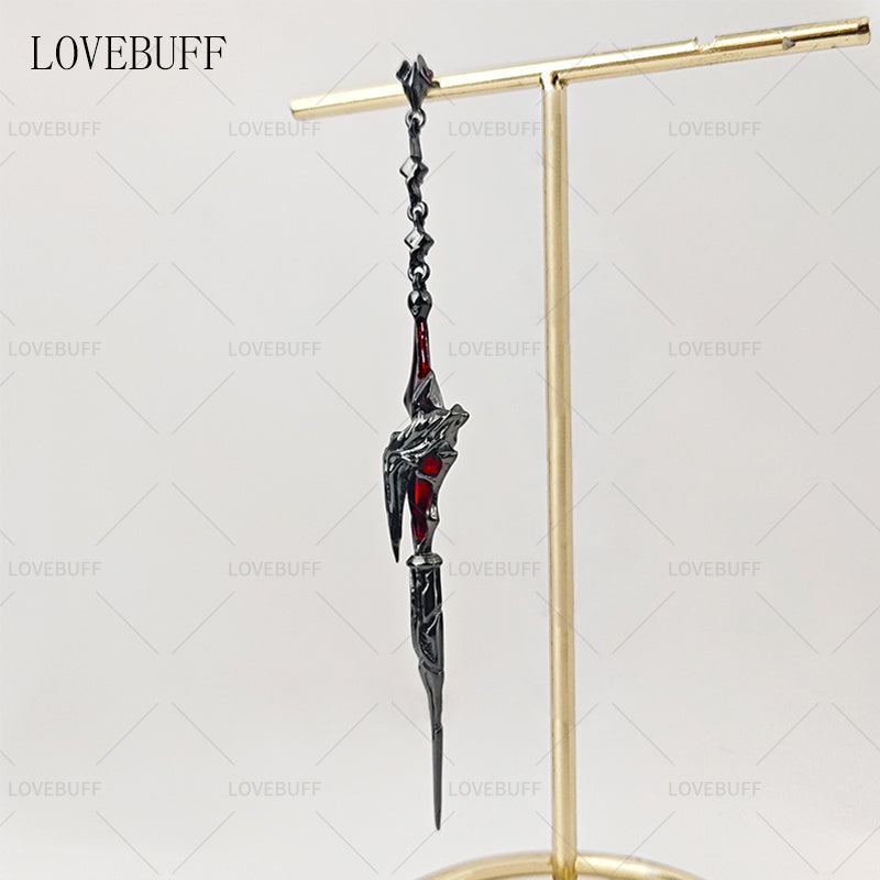 LOVEBUFF Love and Deepspace LaDs Sylus Silverwing Fiend Cosplay Earrings