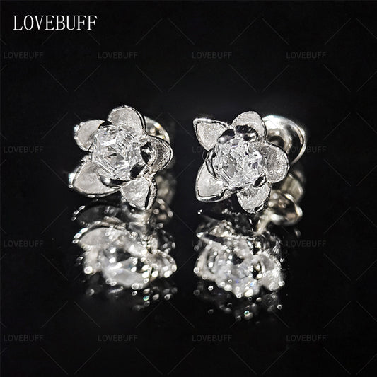 LOVEBUFF Love And Deepspace Wedding Ring Inspired Silver Earrings