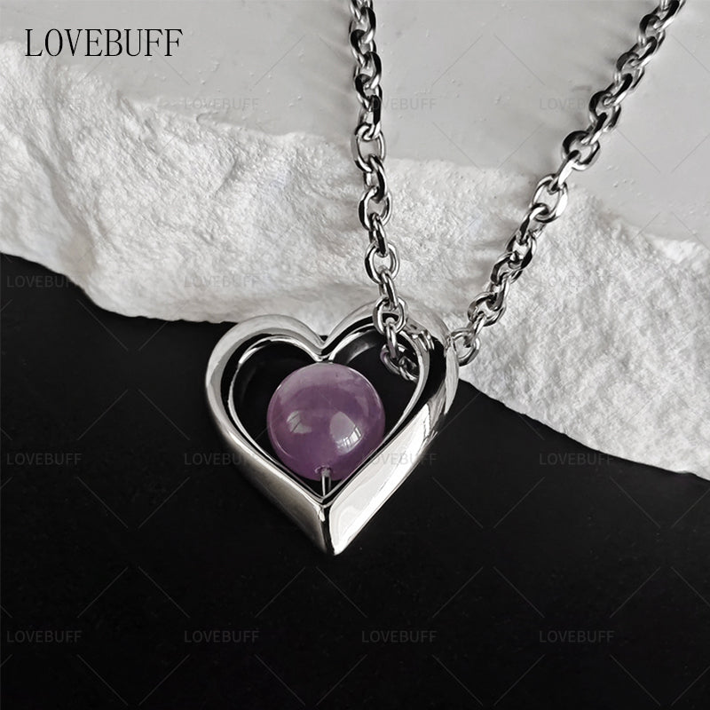 LOVEBUFF Maid-Sama 会長はメイド様  회장님은 메이드 사마 Heart Pendant Necklace