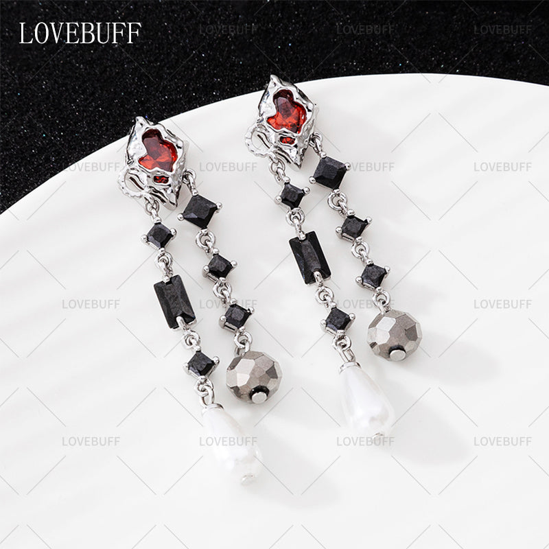 LOVEBUFF Love And Deepspace Heartbeats Ablaze Sylus Improvised Flow MC's Crystal Clarity Earrings