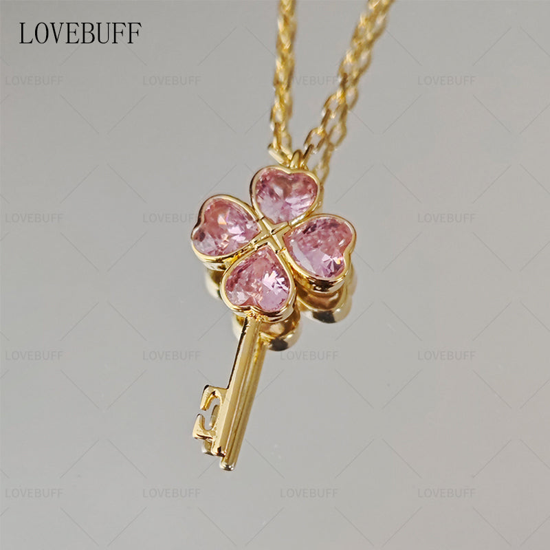 LOVEBUFF Shugo Chara Humpty Lock Dumpty Key Inspired Necklace