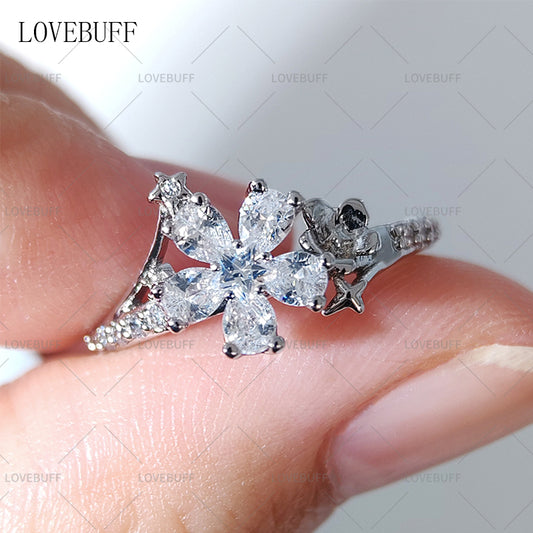 LOVEBUFF LAD Caleb Rafayel Sylus Xavier Zayne Bespoke Wedding 925 Silver Open Ring