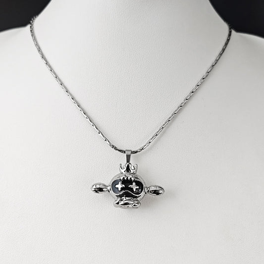 LOVEBUFF Splatoon 3 DLC Flying Drone Pearl Inspired Pendant Necklace
