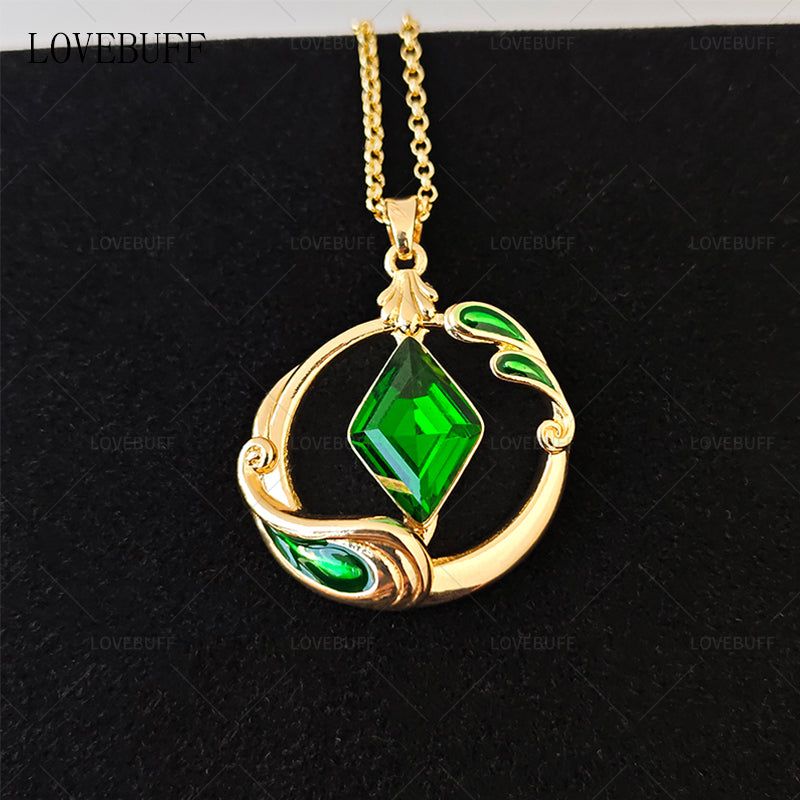 LOVEBUFF Sword of Justice Ethereal Stone Inspired Necklace