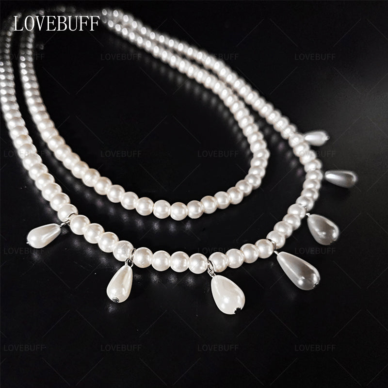 LOVEBUFF LaDs Sylus Echo of Kahli Tanakahli Pearl Necklace