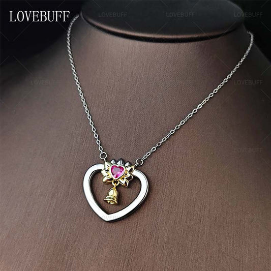 Tokyomewmew 베리베리 뮤우뮤우 Ichigo Momomiya 홍베리 Strawberry Bell Inspired Necklace