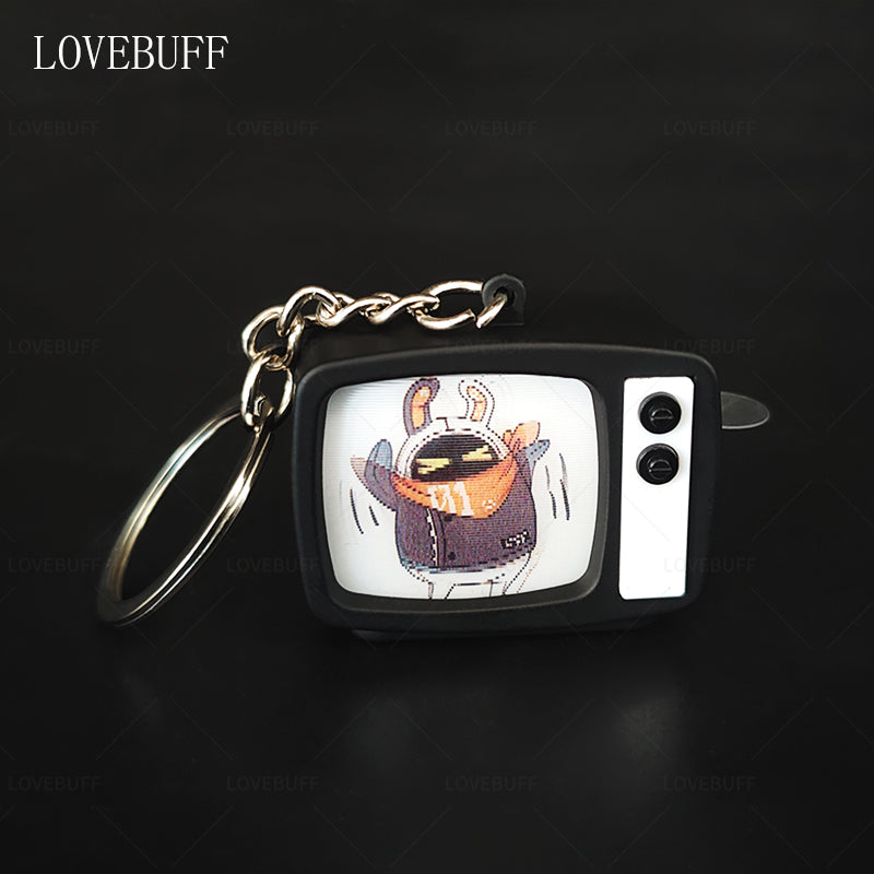 LOVEBUFF Zenless Zone Zero Bangboo-EOUS TV Pendant Keychain Bag Charm