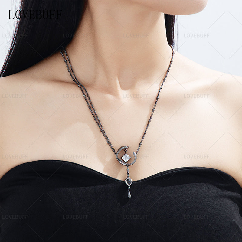 LOVEBUFF LAD Sylus Where Hearts Live MC's Feather Belt Chain Waist Belly Chain & Necklace