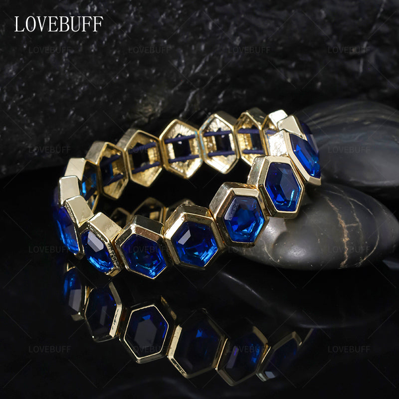 LOVEBUFF Honkai: Star Rail Aventurine K9 Crystal Cosplay Bracelet