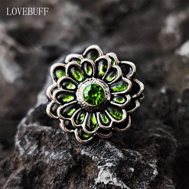Dark Souls 3 Chloranthy Ring Inspired Green Flower Finger Ring