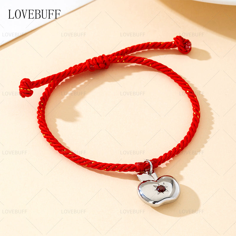 LOVEBUFF LAD Caleb Apple Charm Bracelet