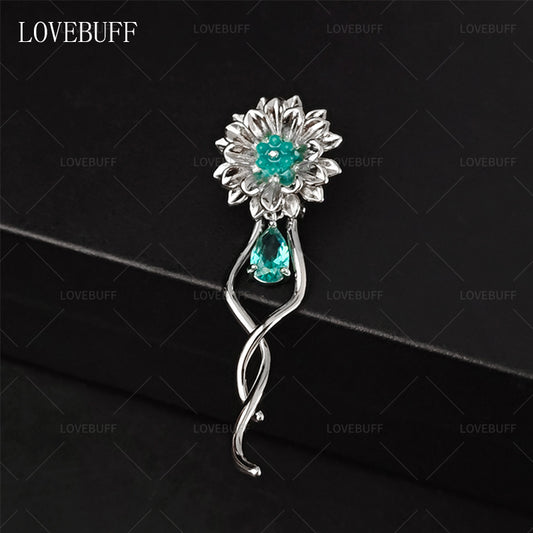 Light and Night Sariel Tan Yue Qing Zhi Epiphyllum Oxypetalum Earrings