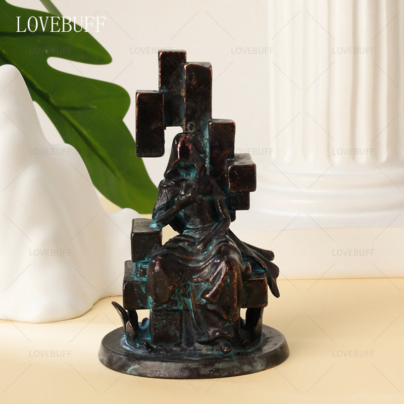 LOVEBUFF Genshin Impact Statues of the Seven Geo Archon Zhongli Figurine