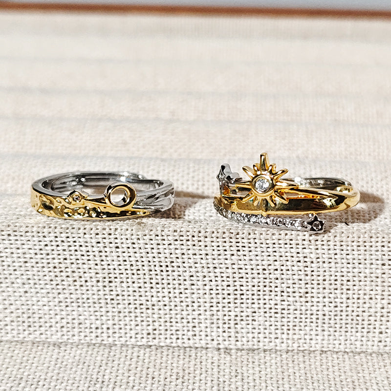 LOVEBUFF Tears of Themis 5th Anniversary Rings Wedding Bands