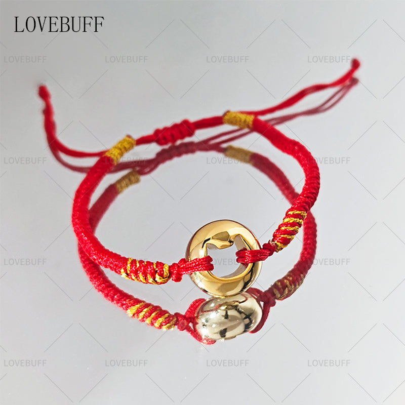 LOVEBUFF Where Winds Meet Meow Meow Golden Abacus Inspired Bracelet