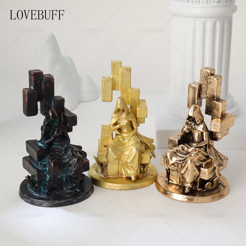 LOVEBUFF Genshin Impact Statues of the Seven Geo Archon Zhongli Figurine