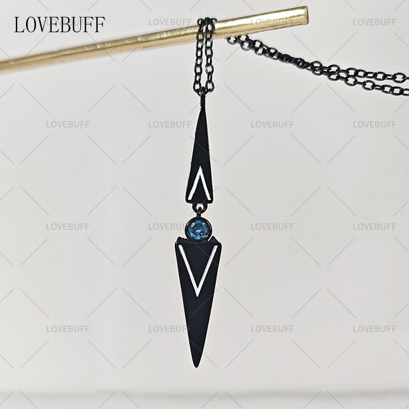 LOVEBUFF Path to Nowhere Shalom Schorl Inspired Necklace