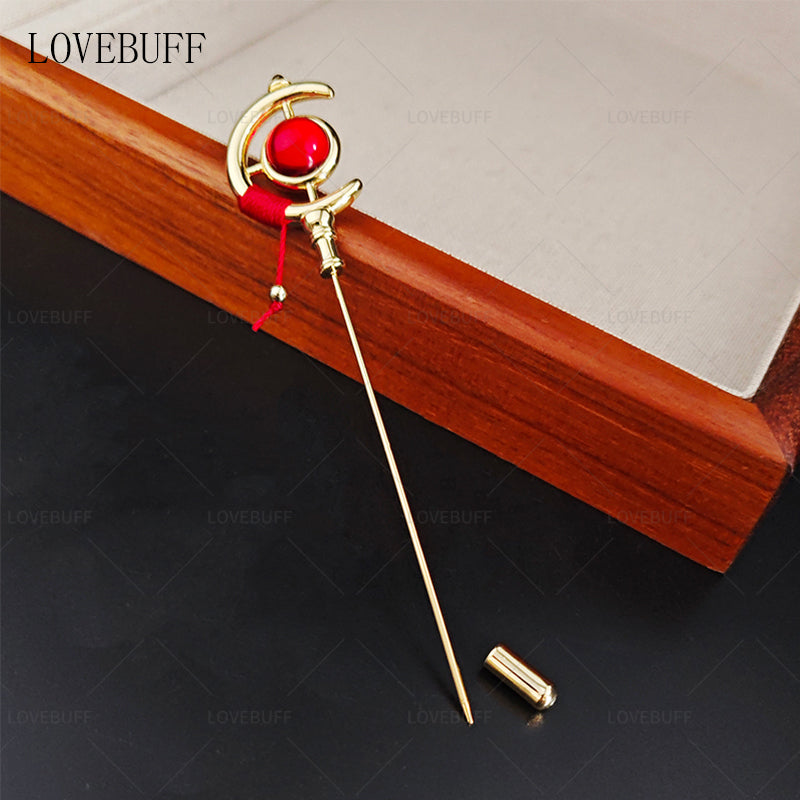 LOVEBUFF Frieren: Beyond Journey's End Magic Wand Staff Inspired Pin Brooch
