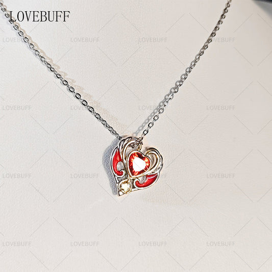 LOVEBUFF LoliRock Iris's Heart Pendant Necklace (ships in 1 month)