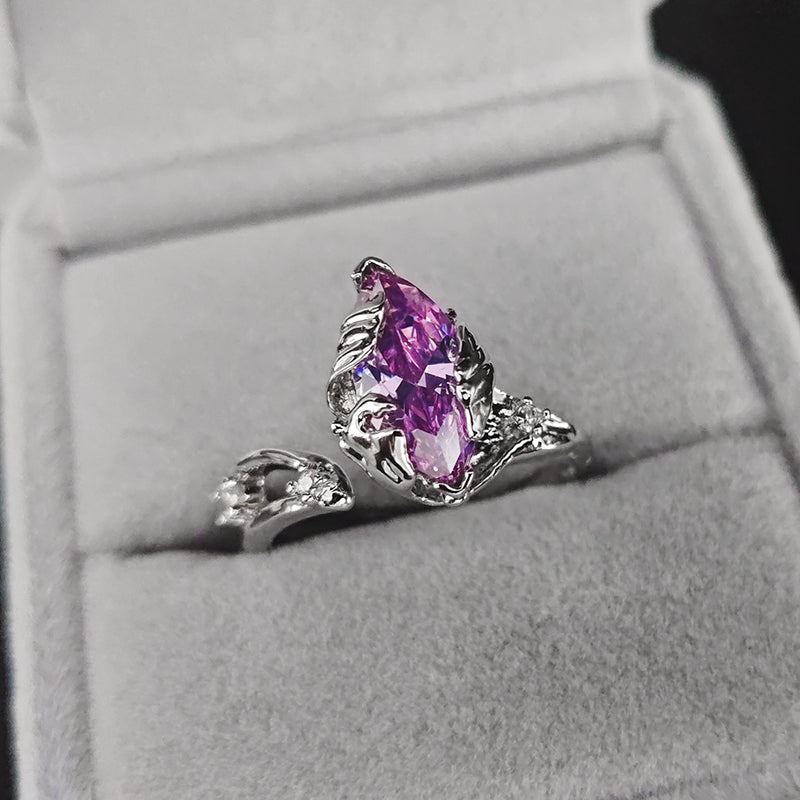 LOVEBUFF LAD Rafayel Mermaid Fish Impression Themed Ring