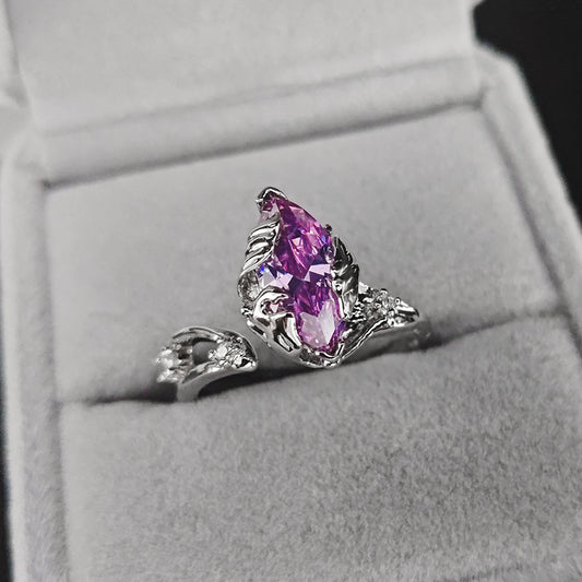 LOVEBUFF LAD Rafayel Mermaid Fish Impression Themed Ring