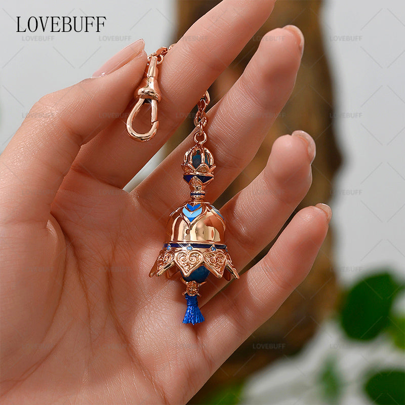 LOVEBUFF Genshin Impact Scaramouche Tulaytullah's Remembrance Inspired Bell Keychain Pendant Bag Charm