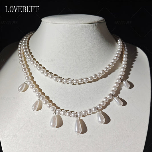LOVEBUFF LaDs Sylus Echo of Kahli Tanakahli Pearl Necklace