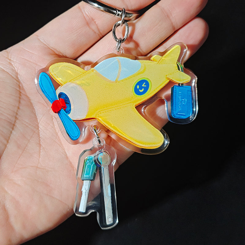 LOVEBUFF LAD Caleb Airplane Key Case Inspired Keychain Bag Charm (ships in 2 weeks)