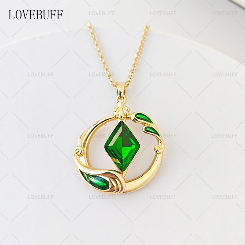 LOVEBUFF Sword of Justice Ethereal Stone Inspired Necklace