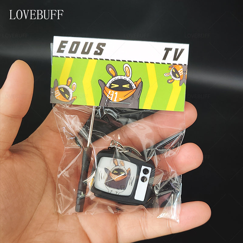 LOVEBUFF Zenless Zone Zero Bangboo-EOUS TV Pendant Keychain Bag Charm