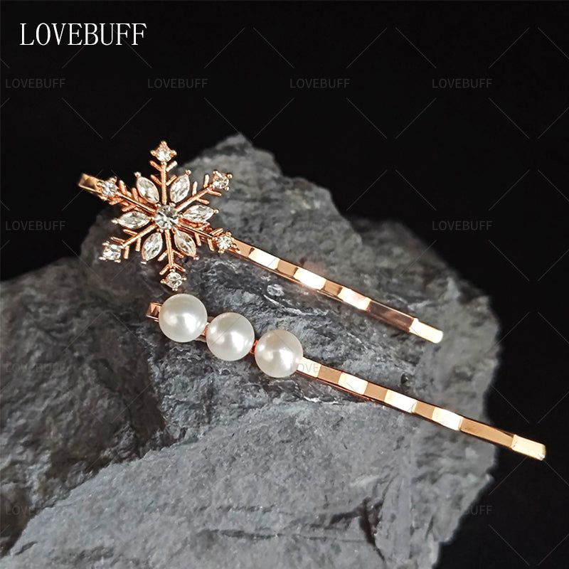 LOVEBUFF LAD Zayne Affinity 115 Snowflake Peal Hair Pin 2pc Set