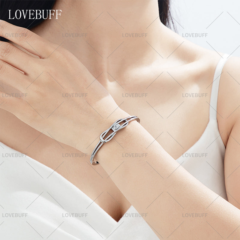 LOVEBUFF LAD Spring and Flowers Caleb Floating Floraletter Twisted Bracelet