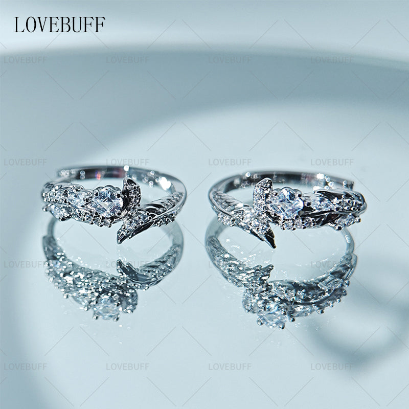 LOVEBUFF LAD Caleb Rafayel Sylus Xavier Zayne "My" Bespoke Wedding Ring Inspired Earrings
