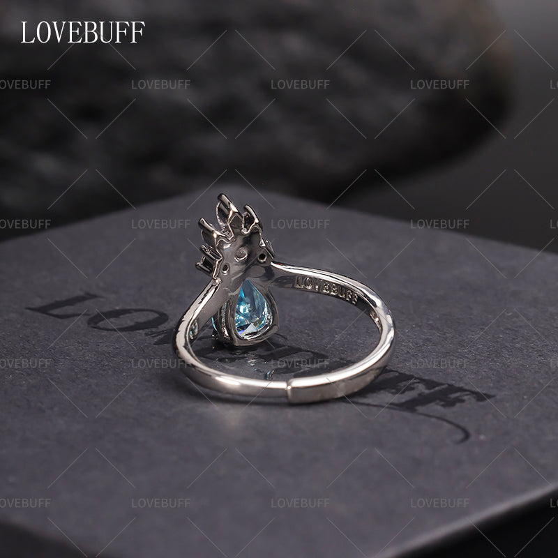 LOVEBUFF Light and Night Osborn Wedding Ring Style Finger Ring
