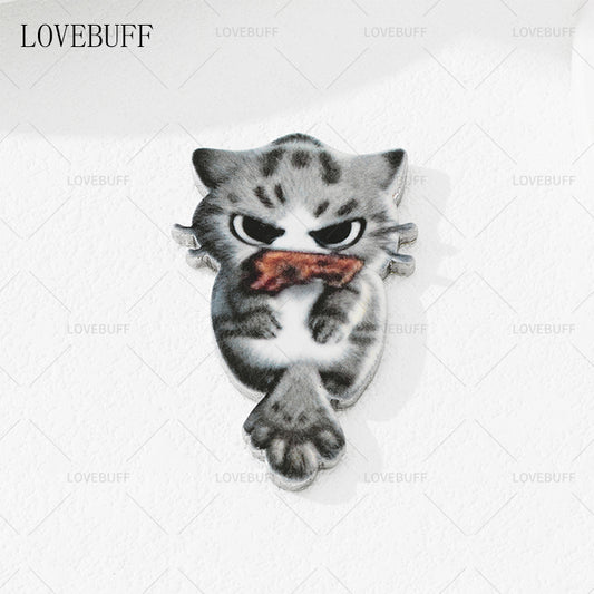 LOVEBUFF Love And Deepspace Sylus Li Hua Cat Refrigerator Magnet 2pc Set