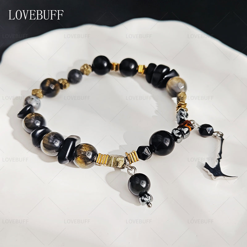 LOVEBUFF Identity V Fool's Gold Norton Campbell Theme Impression Beaded Bracelet