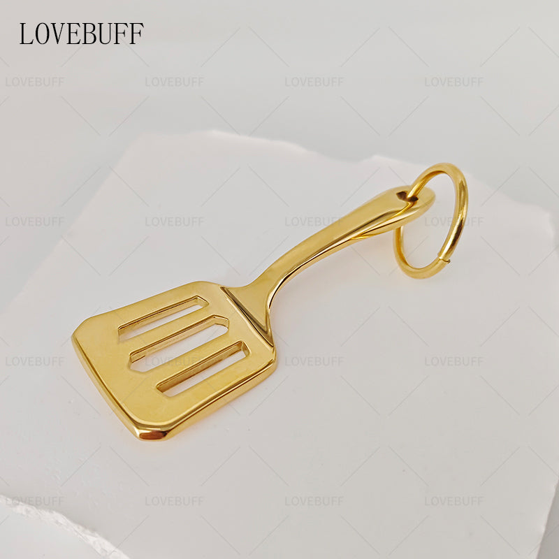 LOVEBUFF League of Legends LOL The Golden Spatula Inspired Keychain Necklace Earrings