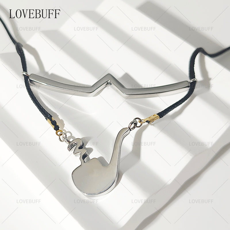 LOVEBUFF Tears of Themis Luke Pipe Pendant Necklace