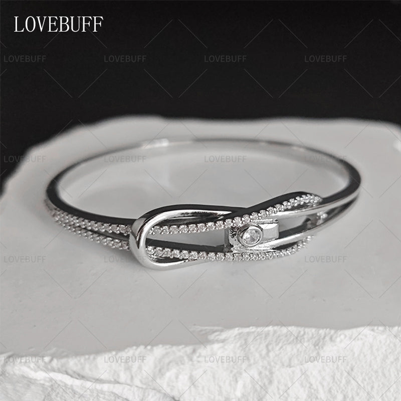 LOVEBUFF LAD Spring and Flowers Caleb Floating Floraletter Twisted Bracelet