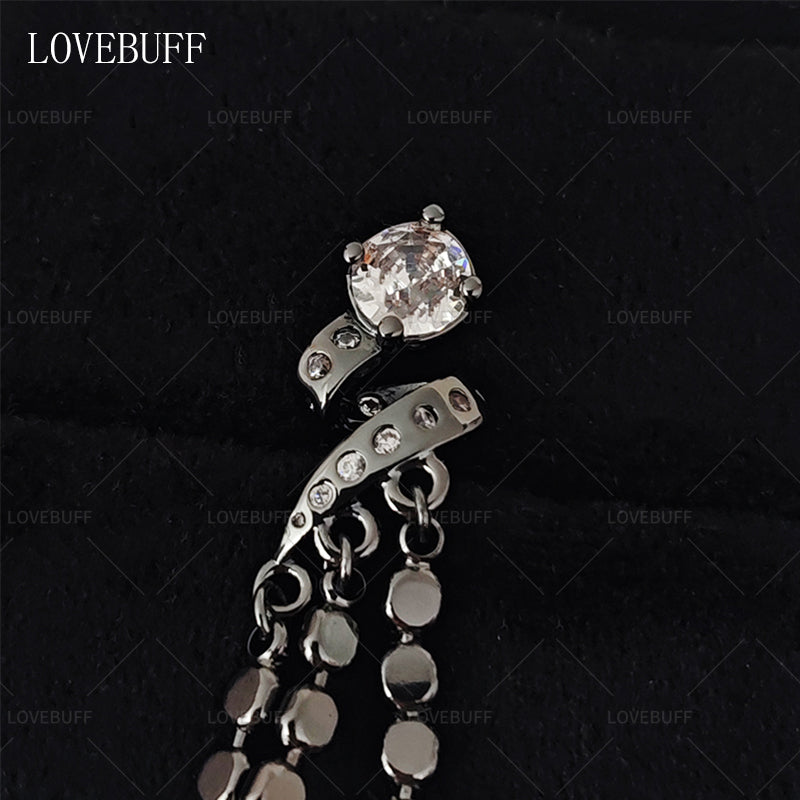 LOVEBUFF LaDs Heartbeats Ablaze Caleb Passionate Overload MC's Washed Clear Earrings