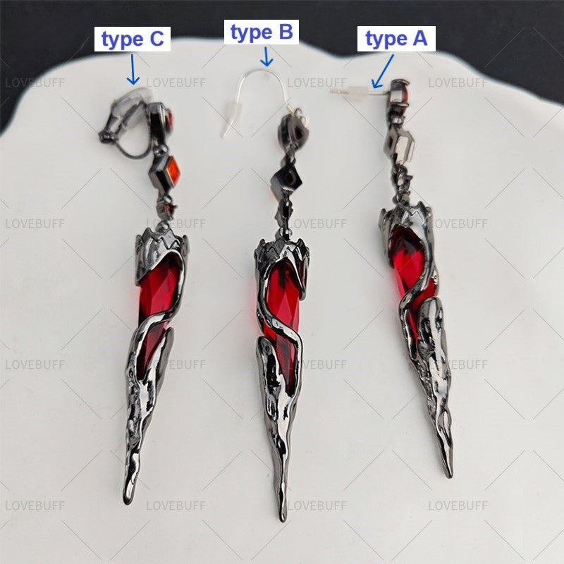 LOVEBUFF LAD Sylus: Where Drakeshadows Fall MC's Eardrop Inspired Earrings