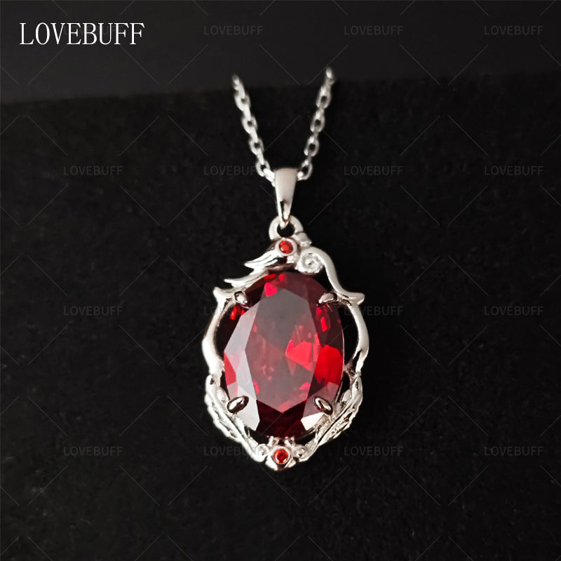 LOVEBUFF Identity V Cryptic Notes Cursed Sapphire Inspired Dainty Necklace