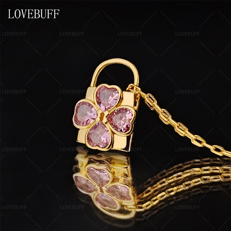 LOVEBUFF Shugo Chara Humpty Lock Dumpty Key Inspired Necklace