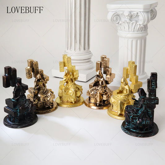 LOVEBUFF Genshin Impact Statues of the Seven Geo Archon Zhongli Figurine